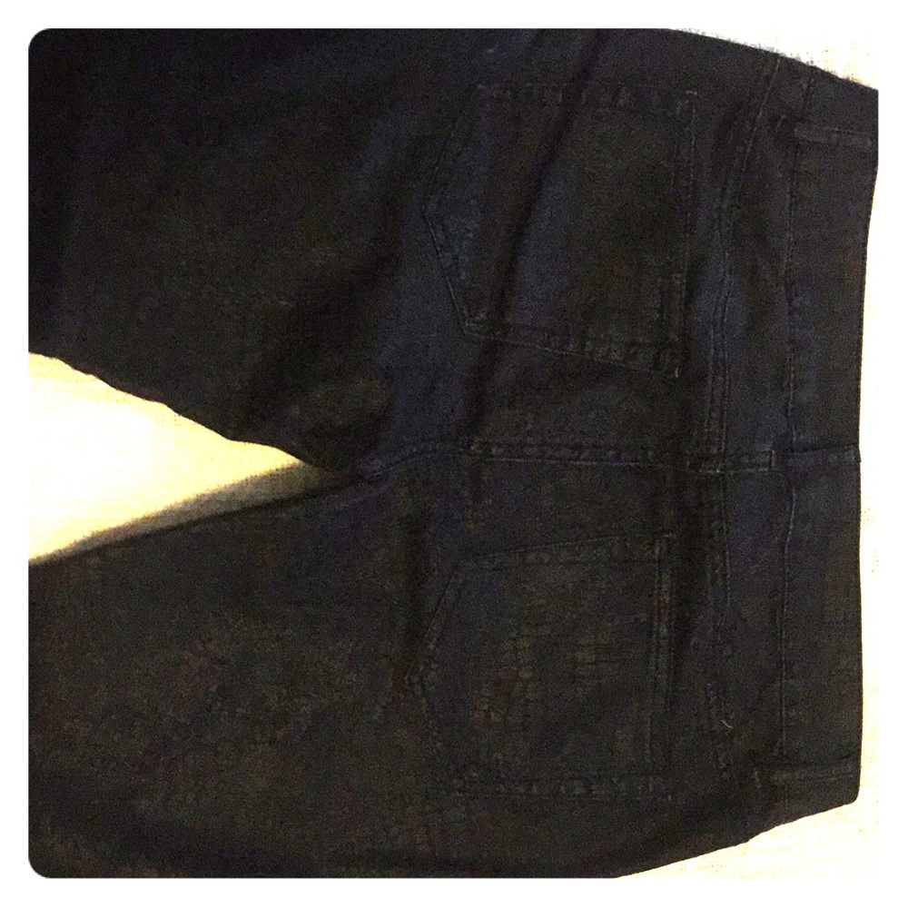 black snakeskin print jegging